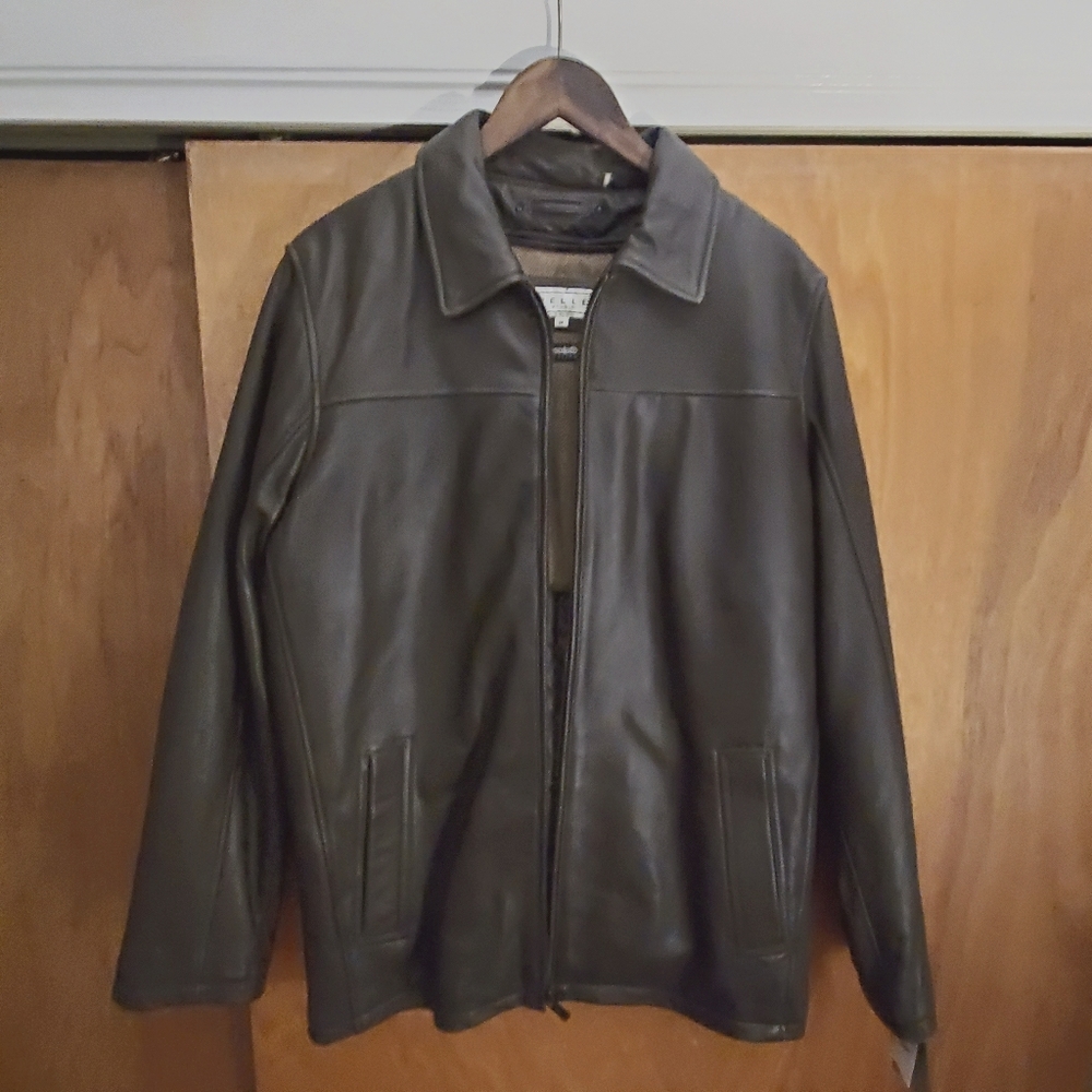 Brown Leather Jacket Pelle Studio